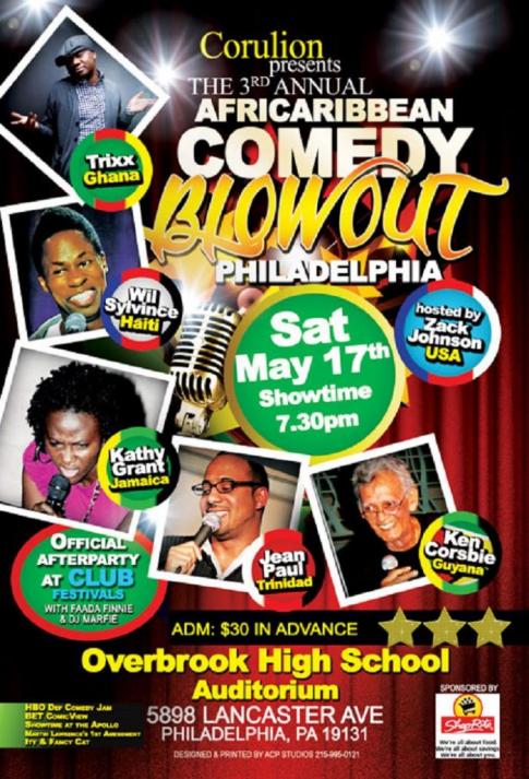 The 3rd Annual Africaribbean Comedy Blowout
